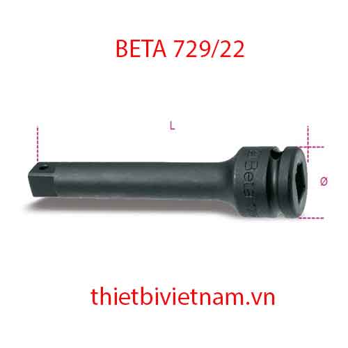 1 inch DRIVE IMPACT EXTENSION BAR BETA MODEL 729/22