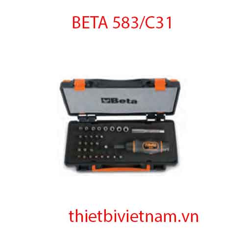 1 TORQUE SCREWDRIVER + 30 ACC. BETA MODEL 583/C31