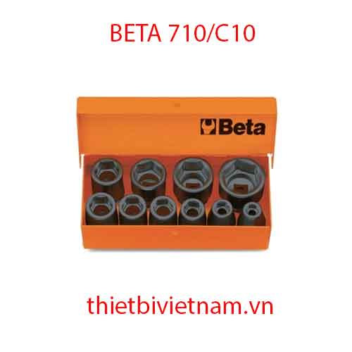 10 IMPACT SOCKETS IN CASE BETA MODEL 710/C10