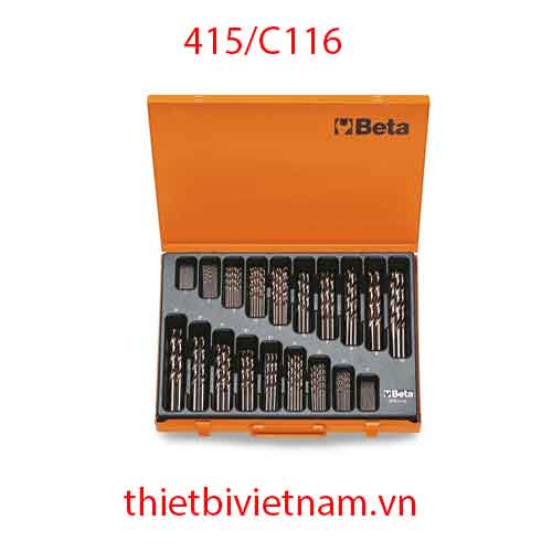 116 TWIST DRILLS 415 IN CASE BETA MODEL 415/C116