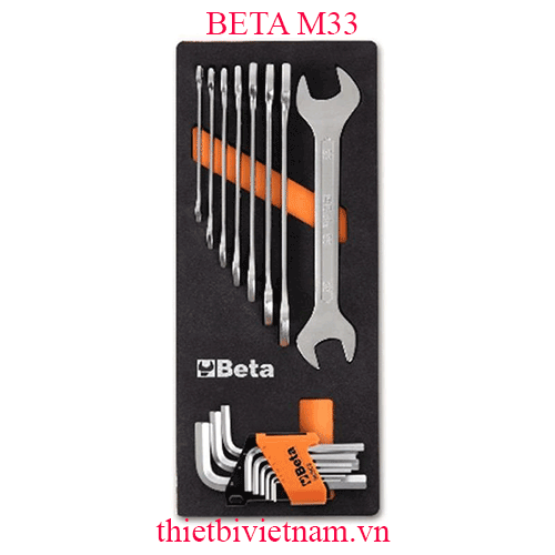 17 TOOLS IN SOFT THERMOFORMED BETA MODEL M33