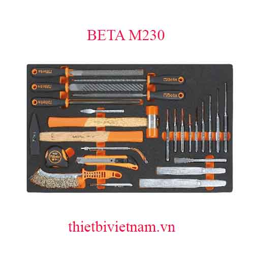 25 TOOLS IN SOFT THERMOFORMED BETA MODEL M230