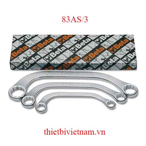 3 HALF-MOON RING WRENCHES IN BOX BETA MODEL 83AS/3