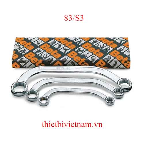 3 HALF-MOON RING WRENCHES IN BOX BETA MODEL 83/S3