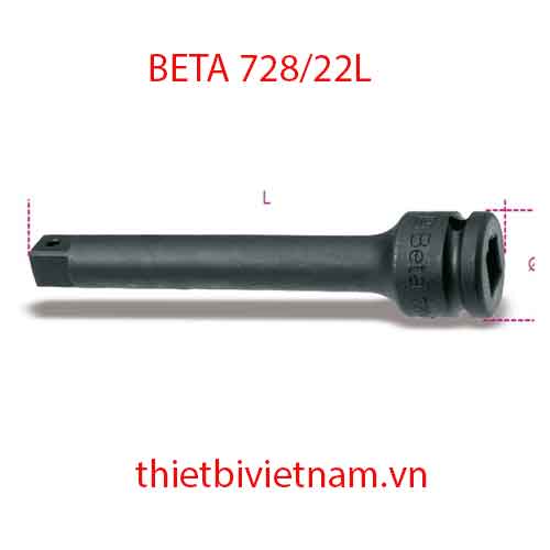 3/4 inch DRIVE IMPACT EXTENSION BAR BETA MODEL 728/22L