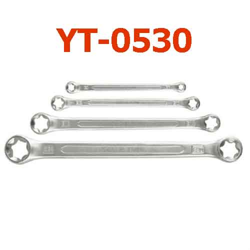 4 Pcs Bộ cờ lê 2 đầu tròng sao (bóng mờ) hệ mét YATO YT-0530