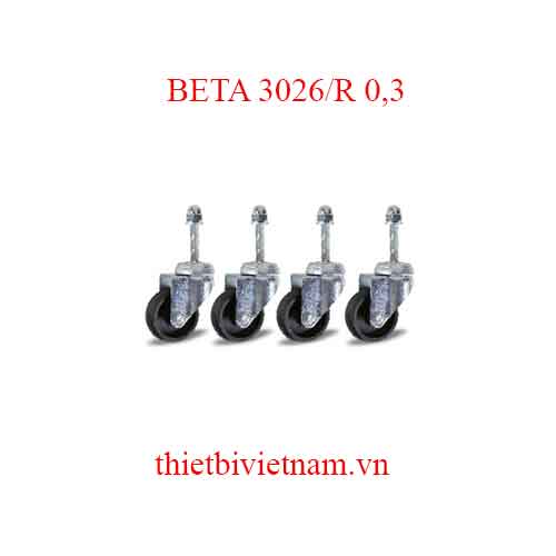 4 SPARE SWIVEL WHEELS BETA MODEL 3026/R 0,3