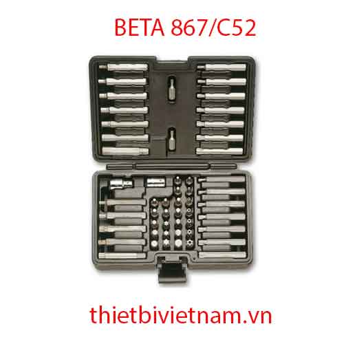 52 HEXAGON BITS + 2 ACCESSORIES BETA MODEL 867/C52