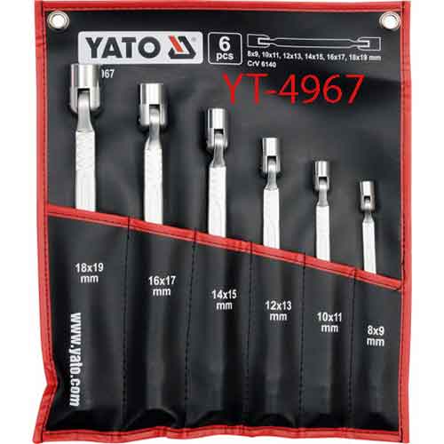 6 cái Bộ cờ lê 2 đầu điếu YATO YT-4967