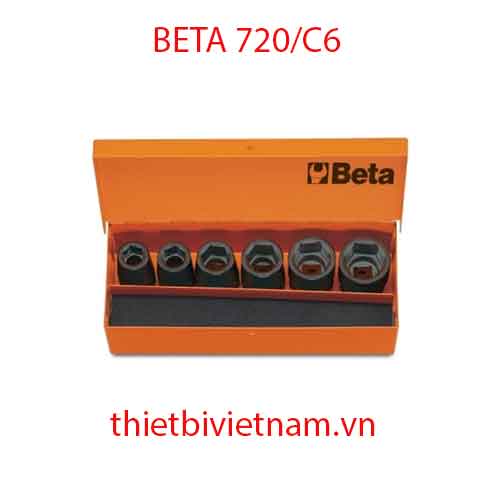 6 IMPACT SOCKETS IN CASE BETA MODEL 720/C6