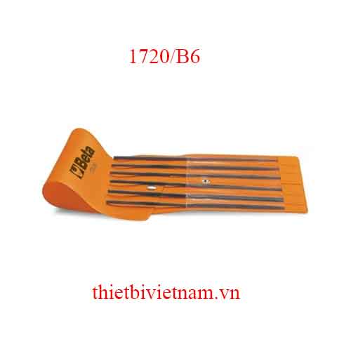 6 NEEDLE FILES PLASTIC WALLET BETA MODEL 1720/B6