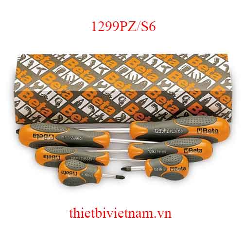 6 SCREWDRIVERS 1299PZ IN BOX BETA MODEL 1299PZ/S6