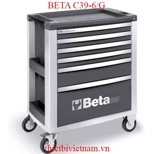 6/G-MOBILE ROLLER CAB 6 DRAWERS GREY BETA MODEL C39-6/G