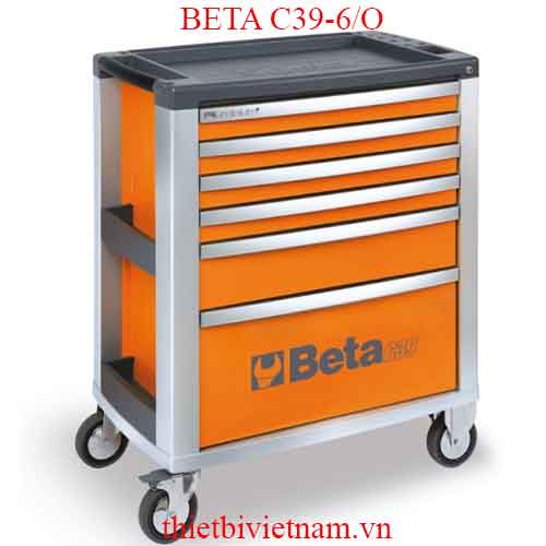 6/O-MOBILE ROLLER CAB 6 DRAW. ORANGE BETA MODEL C39-6/O
