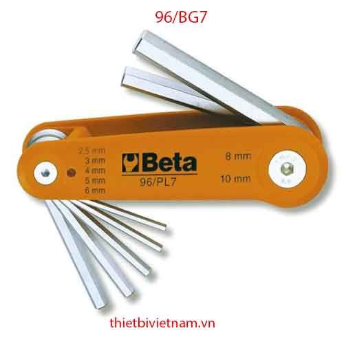 7 OFFSET HEXAGON KEY WRENCHES BETA MODEL 96/BG7