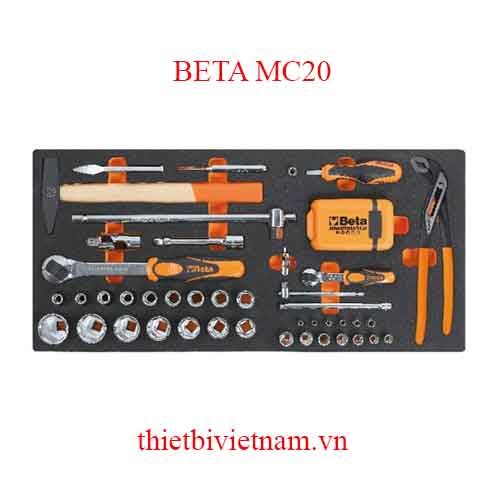 74 TOOLS IN SOFT THERMOFORMED BETA MODEL MC20