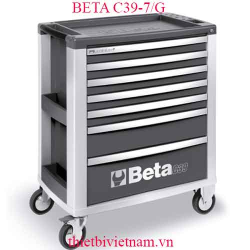 7/G-MOBILE ROLLER CAB 7 DRAWERS GREY BETA MODEL C39-7/G