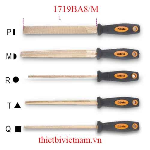 8 INCH SPARKPROOF FILES BETA MODEL 1719BA8/M