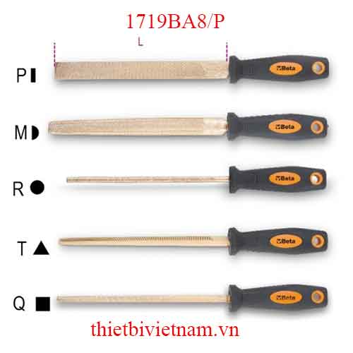8 INCH SPARKPROOF FILES BETA MODEL 1719BA8/P