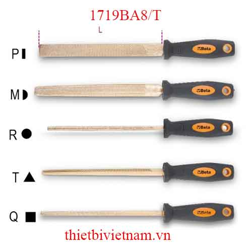 8 INCH SPARKPROOF FILES BETA MODEL 1719BA8/T