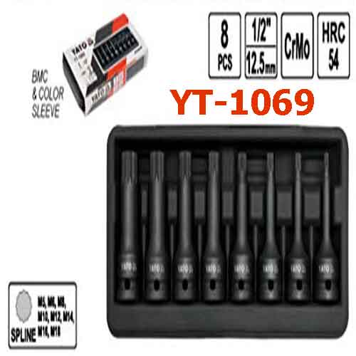 8 pcs Bộ tuýp 1/2