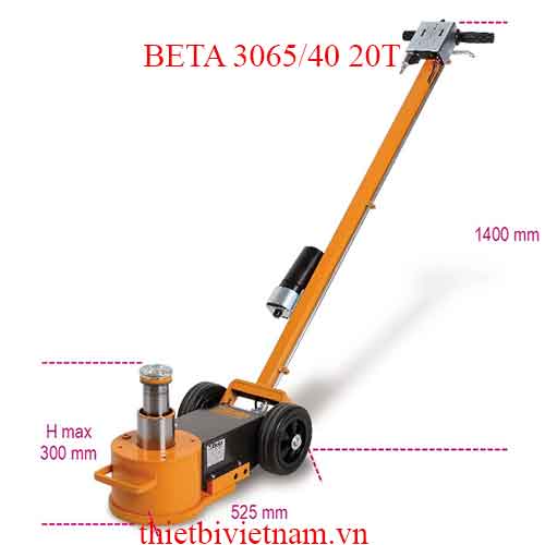 AIR HYDRAULIC JACK, 40/20 T BETA MODEL 3065/40 20T