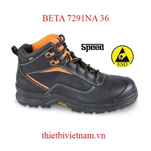FULL-GRAIN LEATHER ANKLE SHOE BETA MODEL 7291NA 36