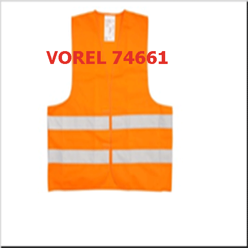 Áo gile phản quang 650x630mm size XL VOREL 74661