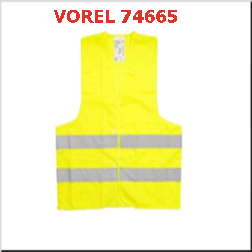 Áo gile phản quang 650x630mm size XL VOREL 74665