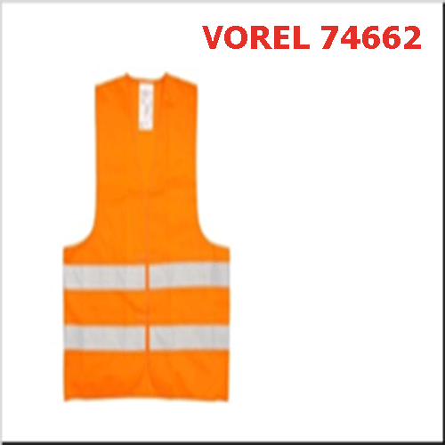 Áo gile phản quang 670x630mm size XXL VOREL 74662