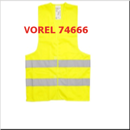 Áo gile phản quang 670x630mm size XXL VOREL 74666