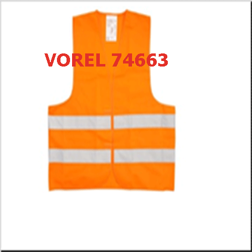 Áo gile phản quang 690x670mm size XXXL VOREL 74663