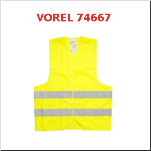 Áo gile phản quang 690x670mm size XXXL VOREL 74667