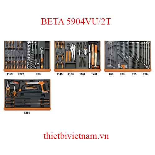 ASSORTMENT OF 104 TOOLS BETA MODEL 5904VU/2T