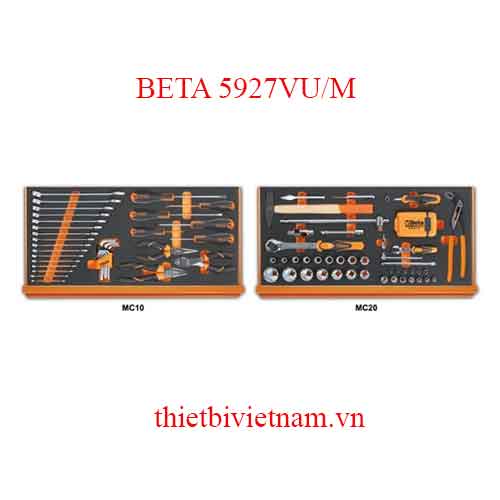 ASSORTMENT OF 108 TOOLS BETA MODEL 5927VU/M