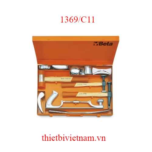 ASSORTMENT OF 11 TOOLS IN CASE BETA MODEL 1369/C11