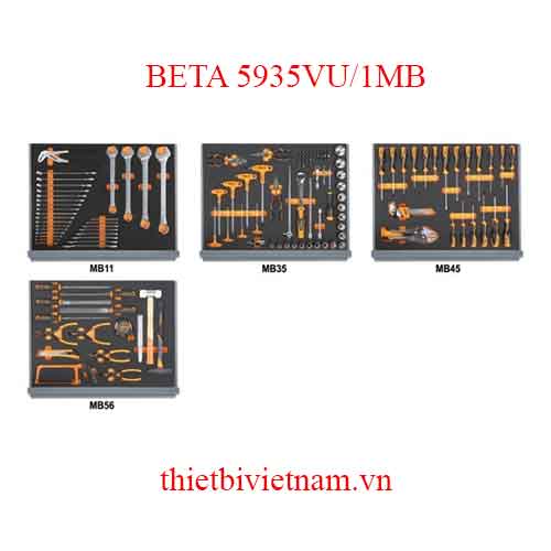 ASSORTMENT OF 154 TOOLS BETA MODEL 5935VU/1MB