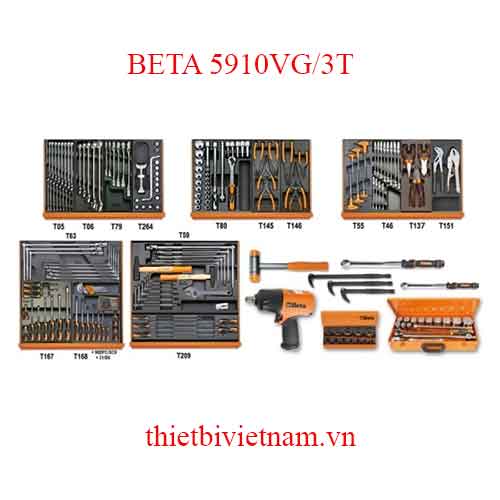 ASSORTMENT OF 202 TOOLS BETA MODEL 5910VG/3T
