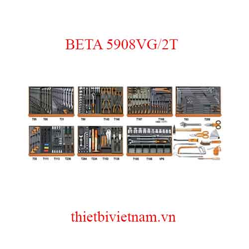 ASSORTMENT OF 212 TOOLS BETA MODEL 5908VG/2T