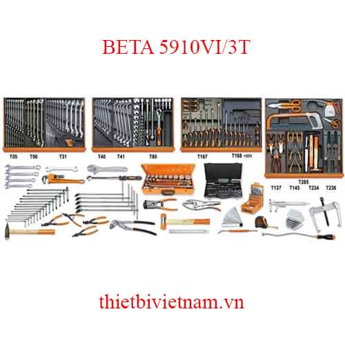 ASSORTMENT OF 261 TOOLS BETA MODEL 5910VI/3T