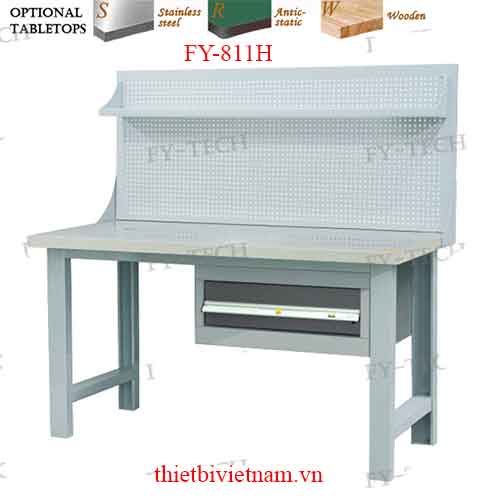 Bàn Làm Việc Có Bảng Ghim hãng FY-TECH Dòng FY-811H FY-811SH, FY-811RH, FY-811WH