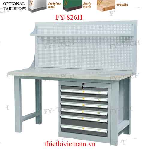 Bàn Làm Việc Có Bảng Ghim hãng FY-TECH Dòng FY-826H FY-826SH, FY-826RH, FY826WH