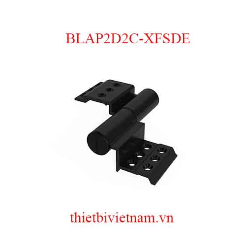 Bản lề 2D khung – cánh Xingfa Huy Hoàng màu đen BLAP2D2C-XFSDE
