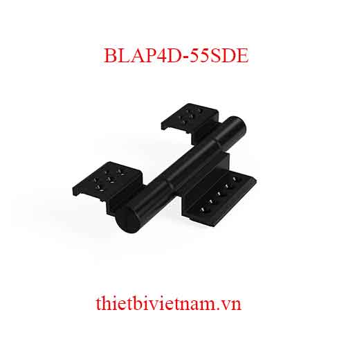 Bản lề 4D vát cạnh hệ 55 Huy Hoàng màu đen BLAP4D-55SDE