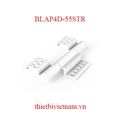 Bản lề 4D vát cạnh hệ 55 Huy Hoàng màu trắng BLAP4D-55STR
