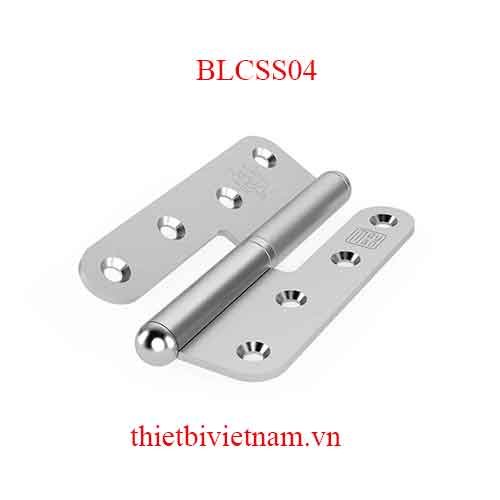 Bản lề cối bằng inox Posco Hàn Quốc dài 128mm dày 3mm BLCSS04