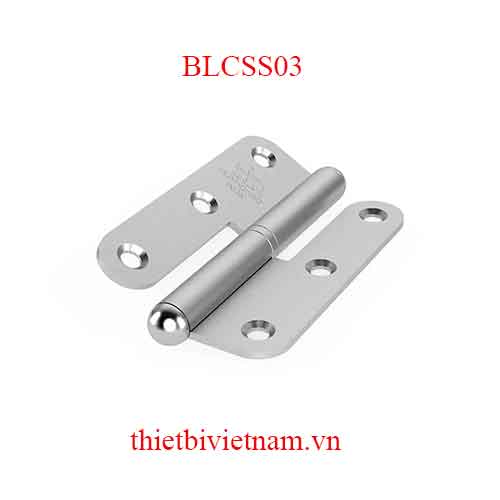 Bản lề cối bằng inox Posco Hàn Quốc dài 86mm dày 2mm BLCSS03