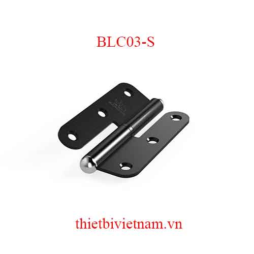 Bản lề cối bằng tôn thép sơn đen dài 86mm dày 2mm BLC03-S