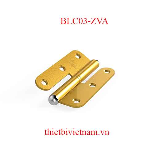 Bản lề cối bằng tôn thép zi vàng dài 86mm dày 2mm BLC03-ZVA