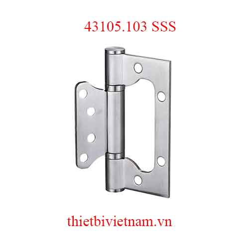 Bản lề lá bằng inox 201 dài 107mm dày 3mm model 43105.103 SSS